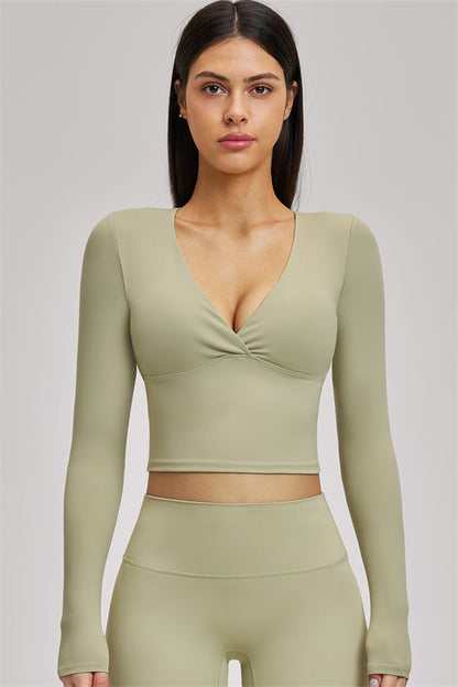 The Swoon Long Sleeve Crop top