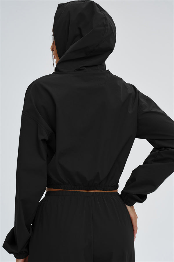The Svelte UV protection Crop Hoodie