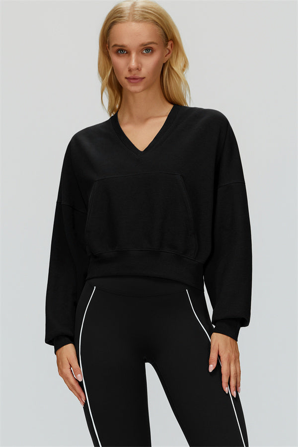 The Whisper V-Neck Hoodie