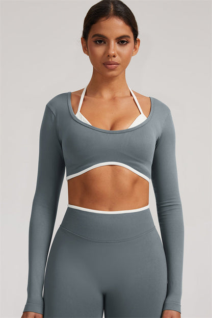 The Elevate Long Sleeve Crop top