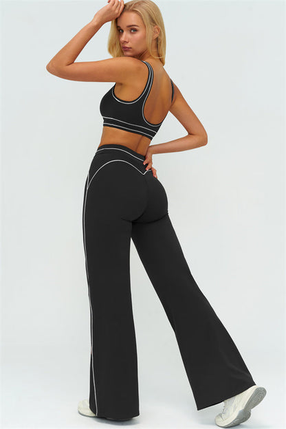 The Amara Sports Bra Flared Leggings 2-Piece Set
