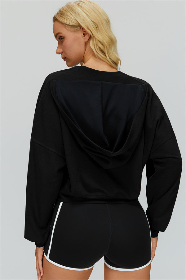 The Whisper V-Neck Hoodie