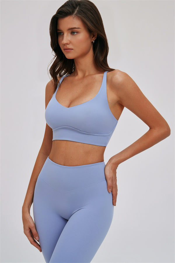 The Kinetic Cross Back Sports Bra