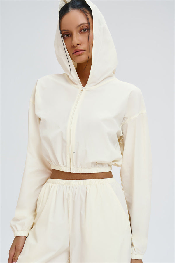 The Svelte UV protection Crop Hoodie