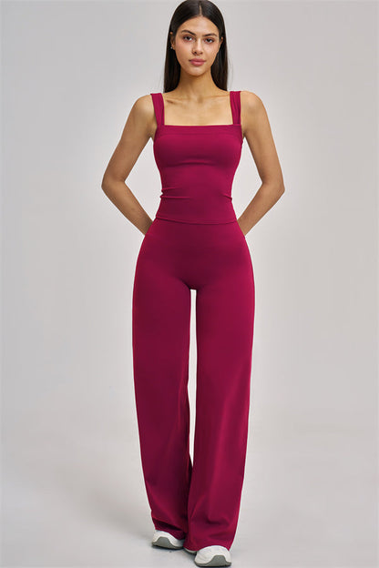 The Swoon Tank Top Flared Leggings 2-Piece Set