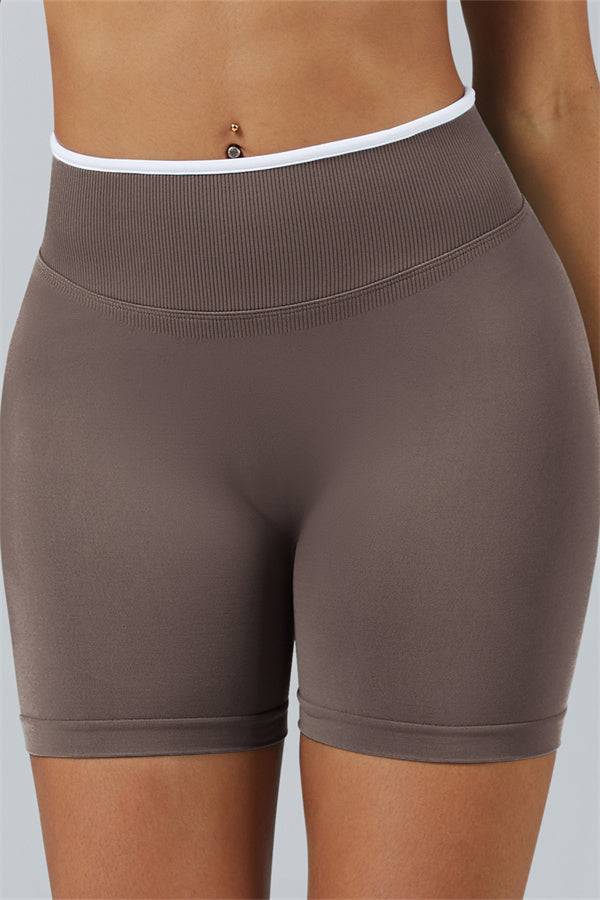 The Elevate Long Sleeve Crop top Shorts 2-Piece Set
