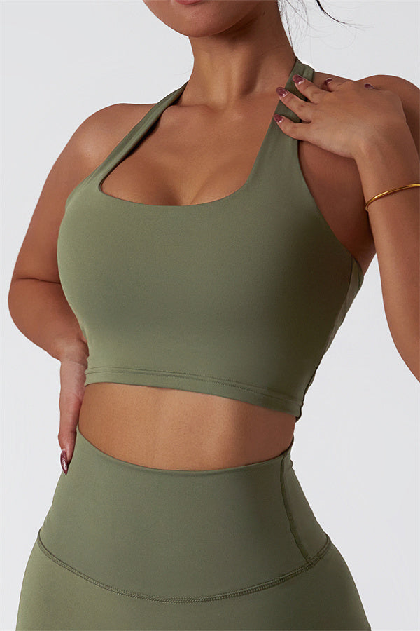 The Seraphine Halter Crop Top