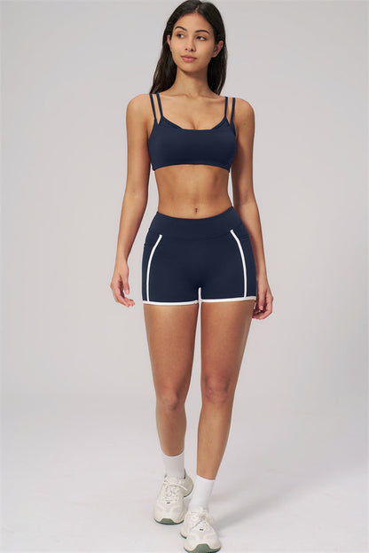 The Clarity Dual Strap Sports Bra Shorts 2-Piece Set