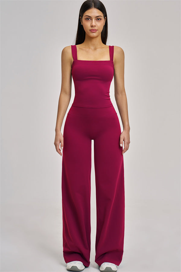The Swoon Tank Top Flared Leggings 2-Piece Set