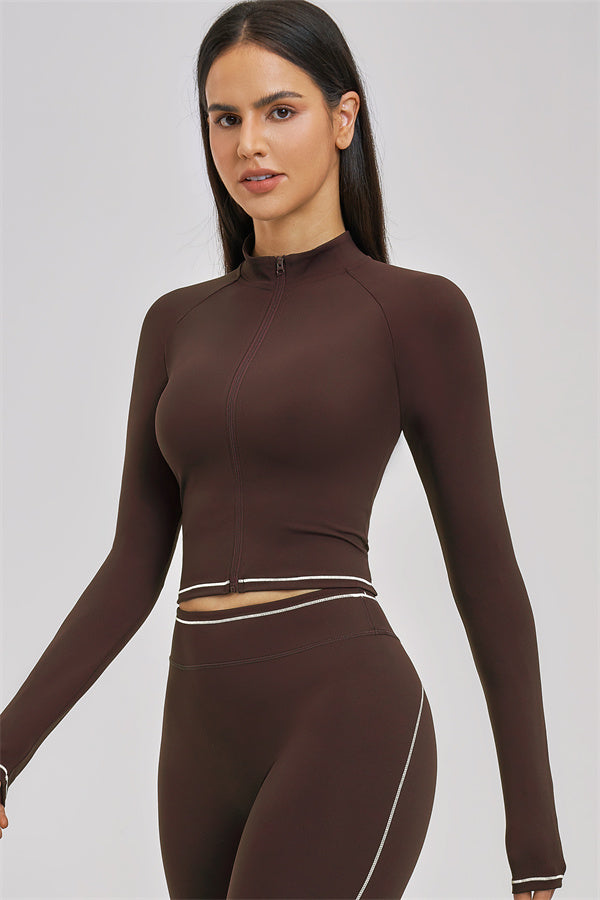 The Unbound Jacket Crop Top Shorts 3-Piece Set