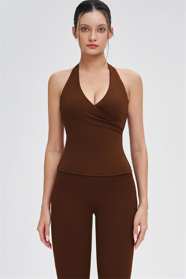 The Stride Crop Top Isabella Leggings 2-Piece Set