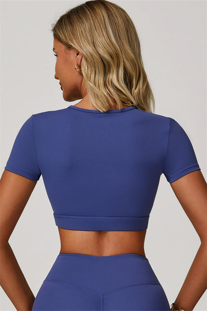 The Lavish Cut-out Crop Top
