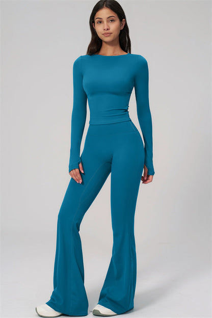 The Rapture Long Sleeve T-shirt Flared Leggings 2-Piece Set