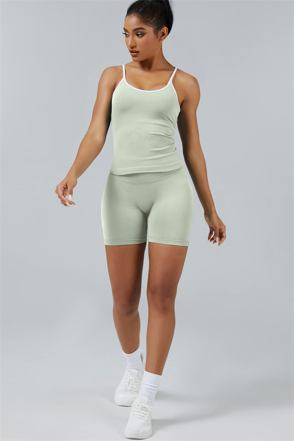 The Elevate New Crop Top Shorts 2-Piece Set