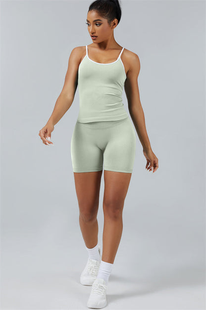 The Elevate New Crop Top Shorts 2-Piece Set