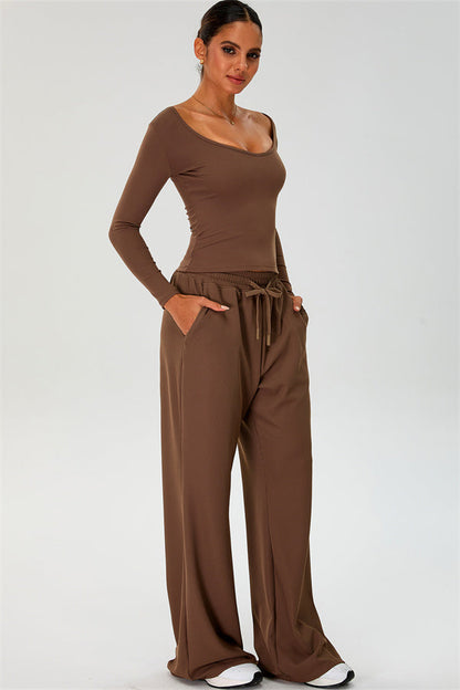 The Rush Long Sleeve T-shirt Sweatpants 2-Piece Set