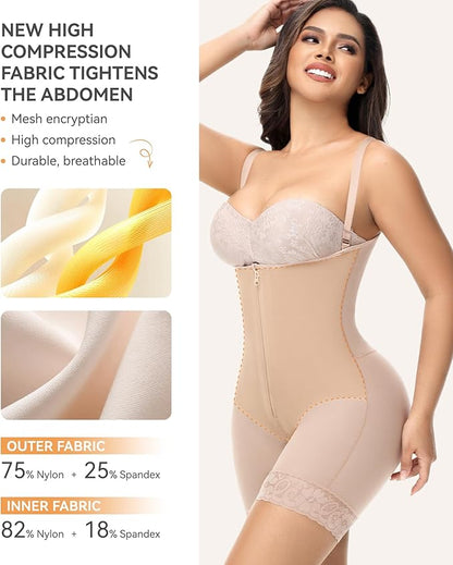 M MYODRESS fajas colombianas moldeadoras shapewear tummy control body shaper stage 2 compression garment
