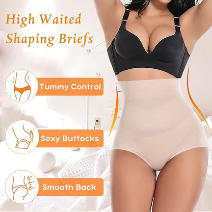 Tummy Control Shapewear Panties for Women High Waisted Body Shaper Slimming Shapewear Underwear Girdle Panty