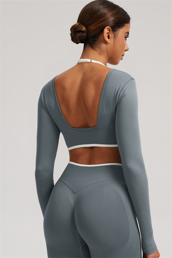 The Elevate Long Sleeve Crop top