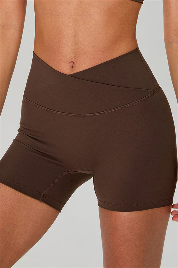 The Jewel Crop Top Crossover Shorts 2-Piece Set