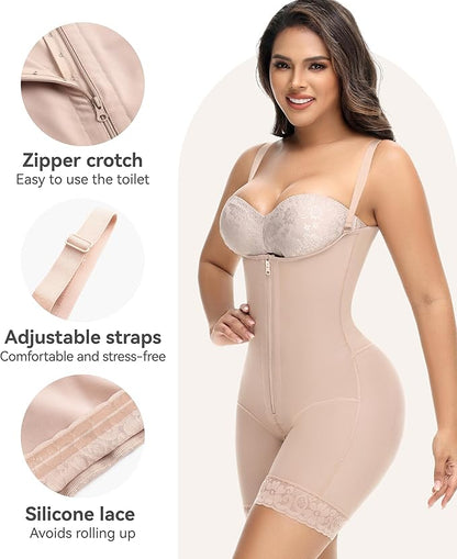 M MYODRESS fajas colombianas moldeadoras shapewear tummy control body shaper stage 2 compression garment