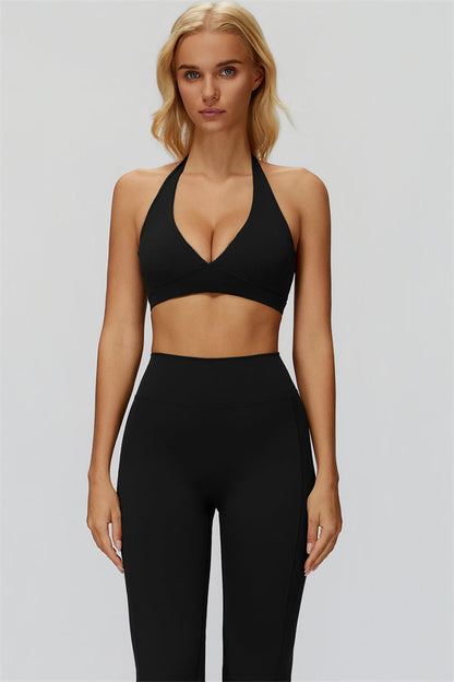 The Fyra Sports Bra Flared Leggings 2-Piece Set