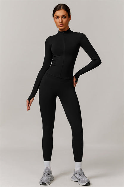 The Nova Luxe Jacket Sports Bra Leggings 3-Piece Set