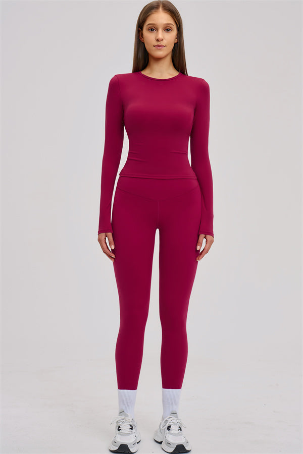 The Dynamic Long Sleeve T-shirt Leggings 2-Piece Set