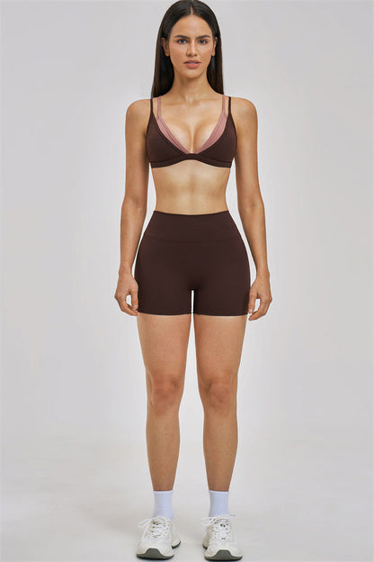 The Seraphine Layered V Sports Bra