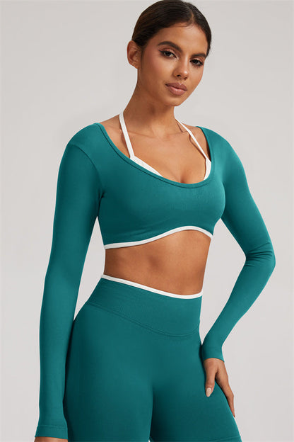 The Elevate Long Sleeve Crop top