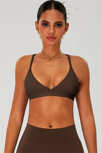 The Ember Sports Bra Crop Top Shorts 3-Piece Set