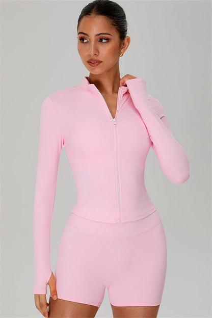 The Jewel Zip Jacket Shorts 2-Piece Set