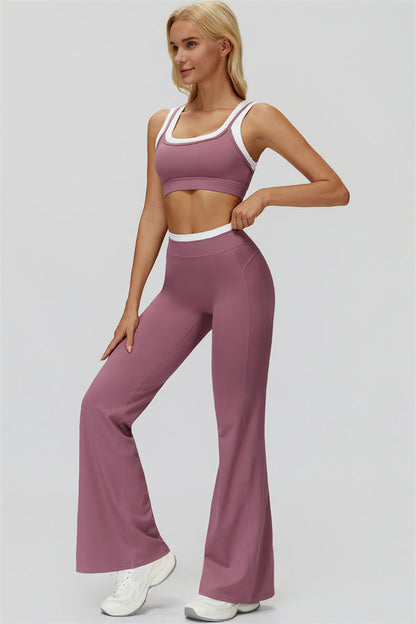 The Canyon Sports Bra Flared Leggings 2-Piece Set