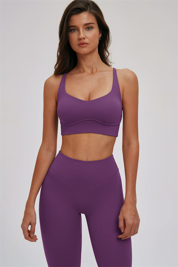 The Kinetic Cross Back Sports Bra Leggings 2-Piece Set