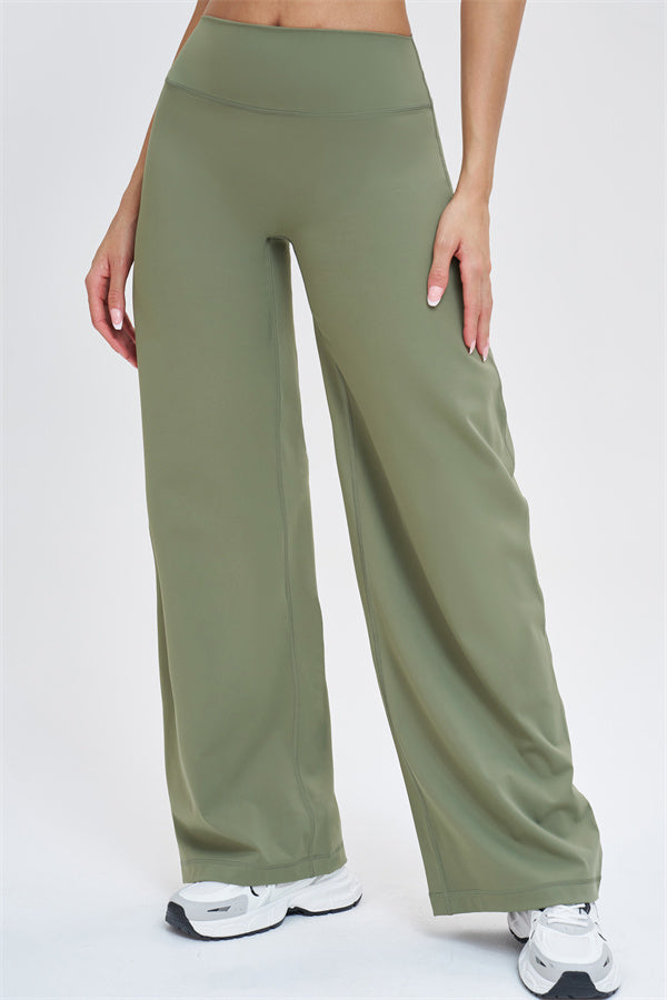 The Stride Crop Top Straight Leg Pants 2-Piece Set