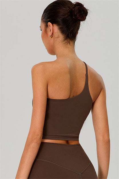 The Jewel One-Shoulder Crop Top