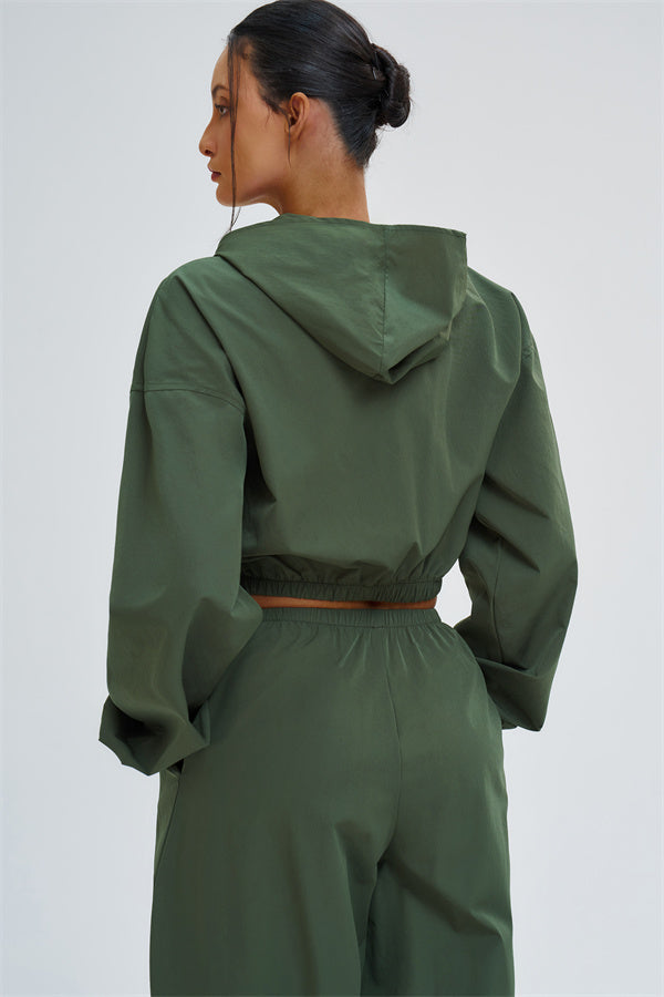 The Svelte UV protection Crop Hoodie