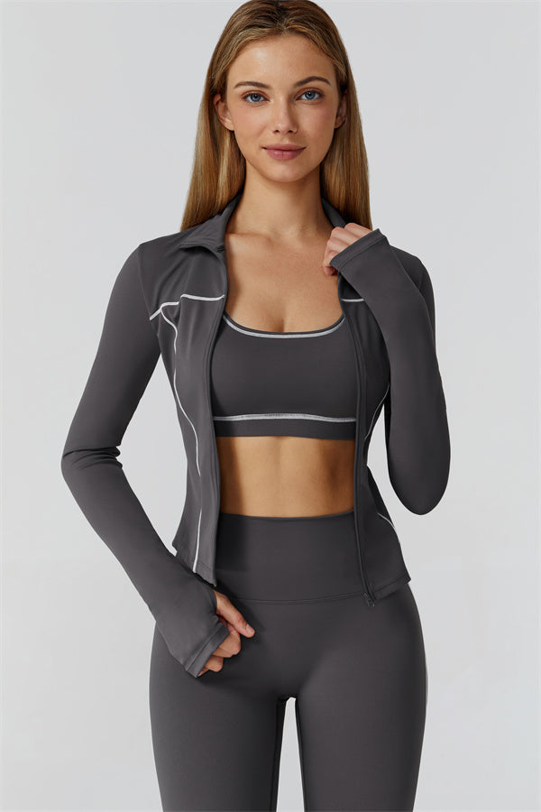 The Venus Zip Top Leggings 2-Piece Set