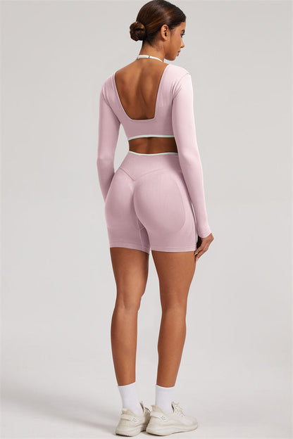 The Elevate Long Sleeve Crop top