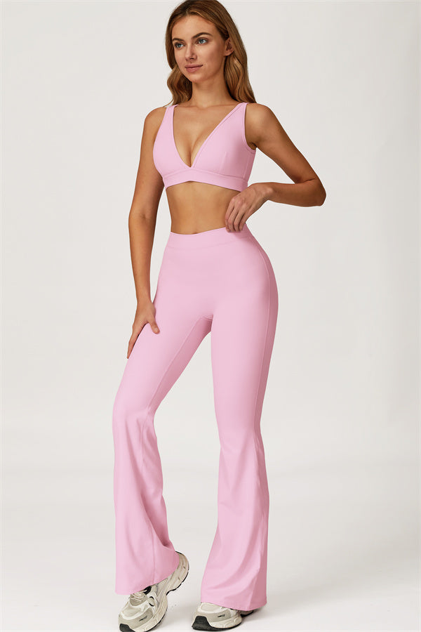 The Axis Sports Bra Flared Leggings 2-Piece Set