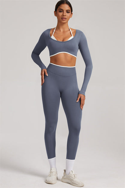 The Elevate New Long Sleeve Crop top