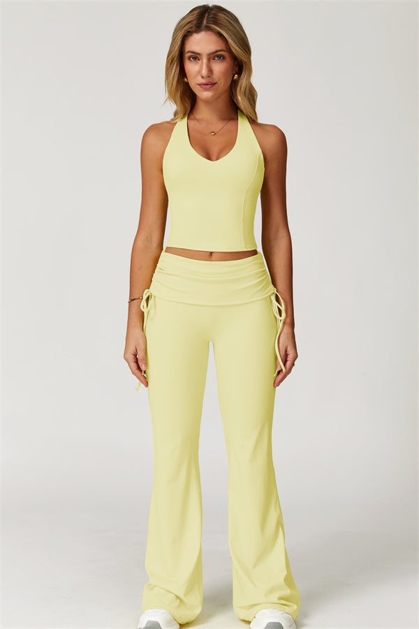 The Echo Tank Top Flared Leggings 2-Piece Set