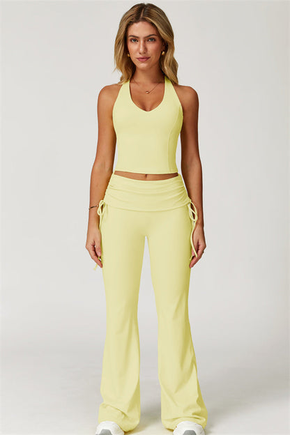 The Echo Tank Top Flared Leggings 2-Piece Set