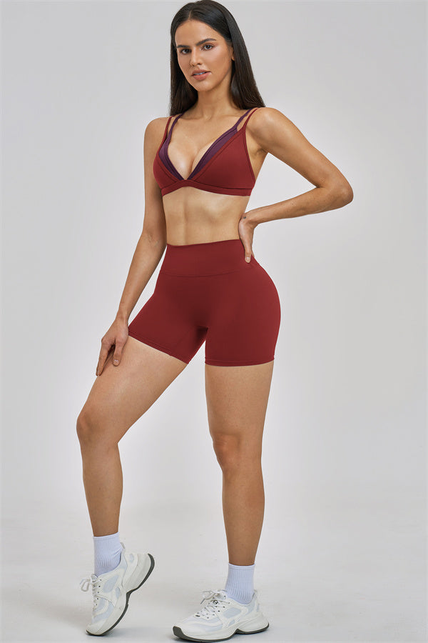 The Seraphine Layered V Sports Bra