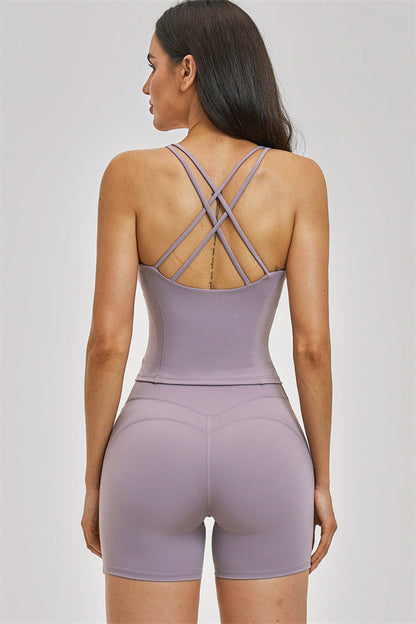 The Zenith Crop Top Shorts 2-Piece Set