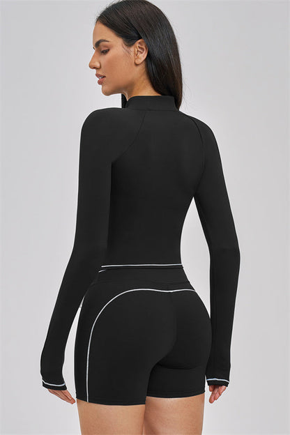 The Unbound Jacket Crop Top Shorts 3-Piece Set
