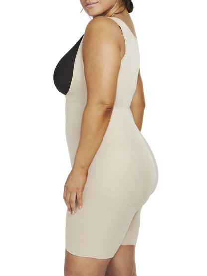 Unbelievable Comfort® Open-Bust Thigh Slimmer Bodysuit