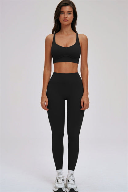The Kinetic Cross Back Sports Bra