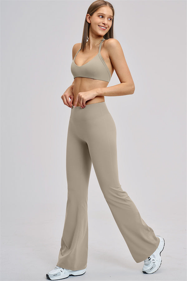 The Zestful Sports Bra Flared Leggings 2-Piece Set