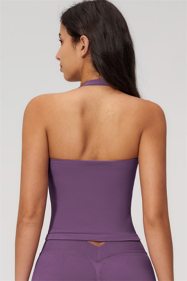 The Empower Halter Crop Top Leggings 2-Piece Set